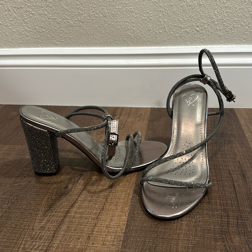 Rhinestone heel